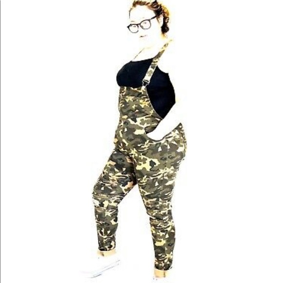 Women's Jumpsuit Distressed Stretch Denim Jeans - Picture 6 of 8